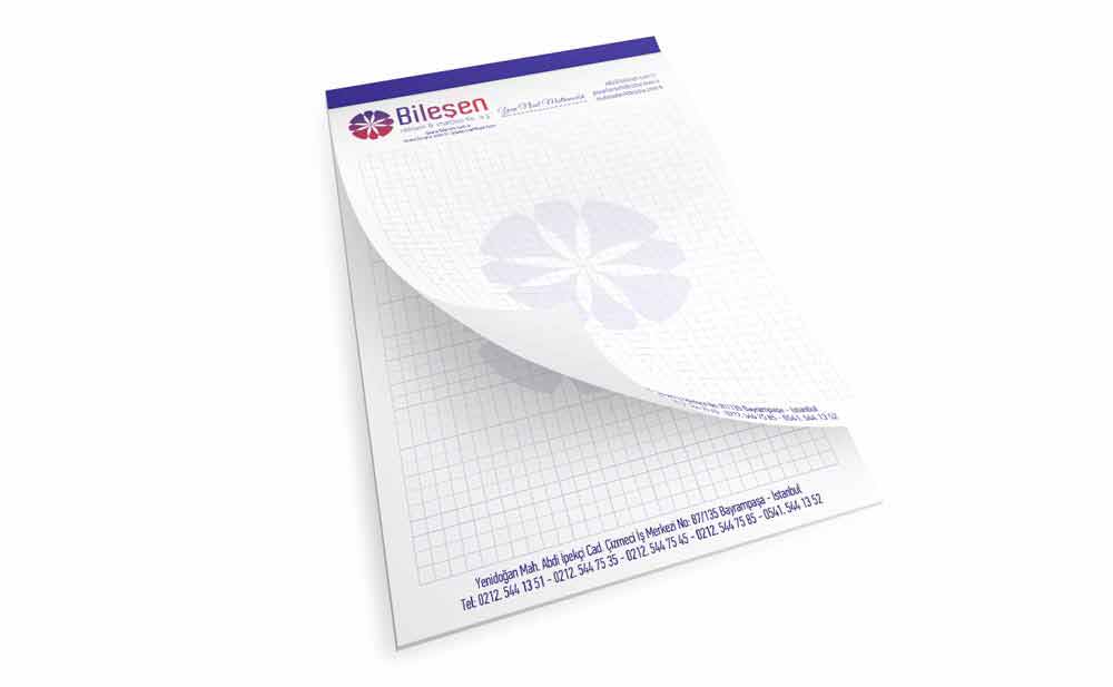 Tutkallı Bloknot Tutkallı Bloknot
