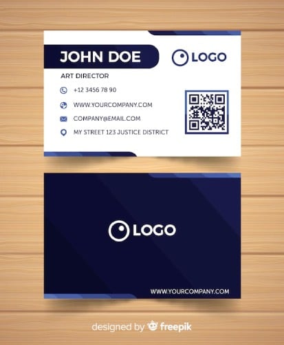 QR Kodlu Kartvizit Baskı Tasarımı